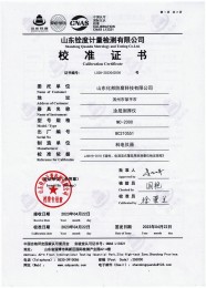 检测仪器报告证书：电火花检测仪jg-802